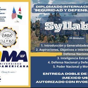 INTERNATIONAL DIPLOMA IN NATIONAL SECURITY AND DEFENSE
