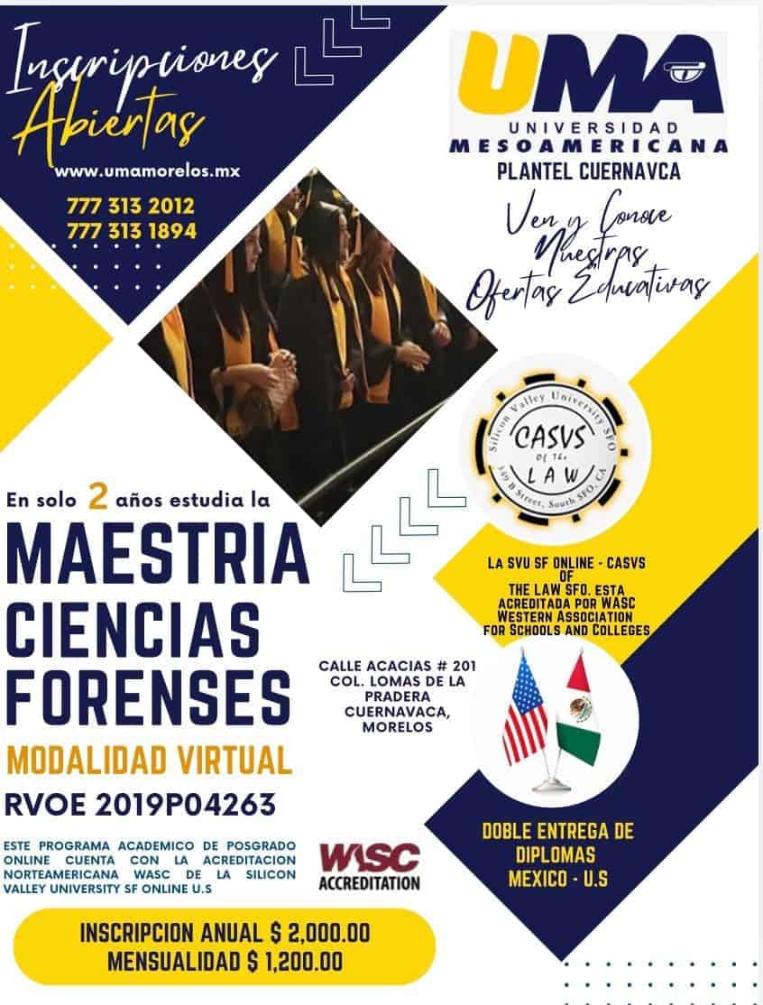 INTERNATIONAL MASTERS IN FORENSIC SCIENCES USA – LATIN AMERICA