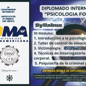 INTERNATIONAL DIPLOMA "FORENSIC PSYCHOLOGY"