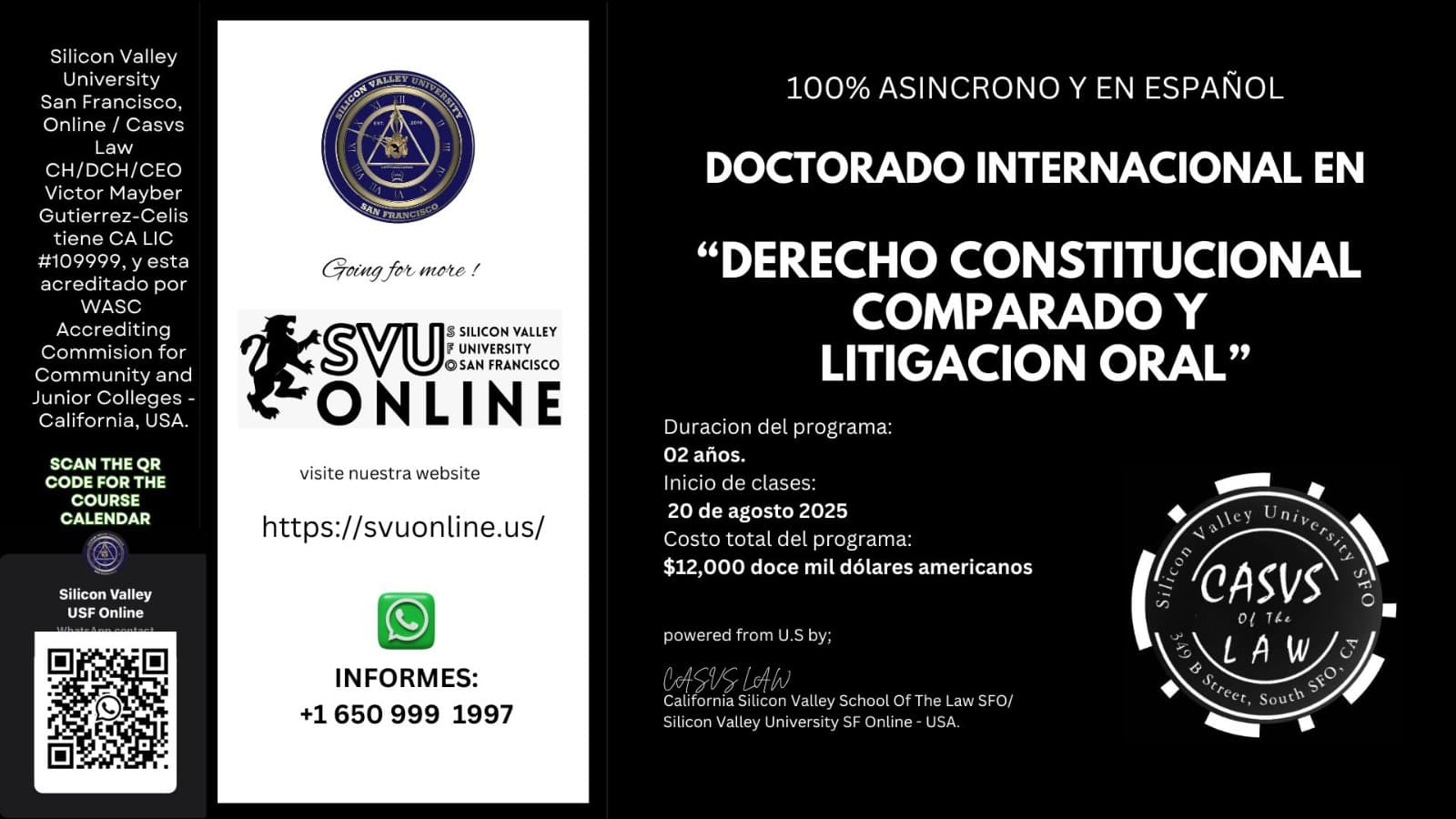 INTERNATIONALDOCTORATE IN COMPARATIVE CONSTITUTIONAL LAW AND ORAL LITIGATION