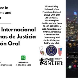 INTERNATIONAL MASTER'S DEGREE IN JUSTICE SYSTEM AND ORAL LITIGATION